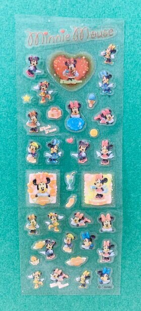 【震撼精品百貨】Micky Mouse 米奇/米妮  造型貼紙-閃亮米妮*89440 震撼日式精品百貨