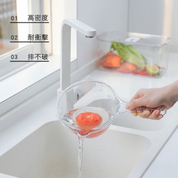 [荷生活] PET透明抗摔水瓢(兩入組) 寬口加深加厚 堅固耐用