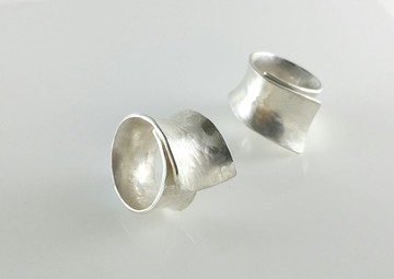 鍛敲系列Forging collection 純銀戒指 FGR003 台灣設計師手工銀飾