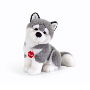 Trudi 灰哈士奇狗玩偶M