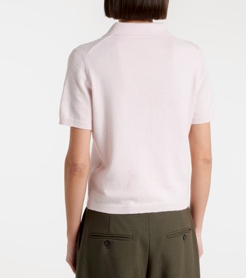 Jardin des Orangers Cotton and cashmere polo shirt