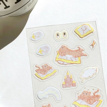 家虎PAWPAW的期待 | 迷你透明貼紙