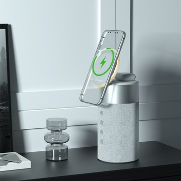 藍牙音箱批發跨境新款磁吸充照明床頭藍牙音箱外貿【Snowbelle優選】