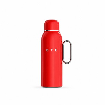 OTE歐堤 LQ Raincolor V2 600ML 316不銹鋼迷你保溫壺 保溫瓶-紅色