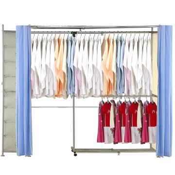 巴塞隆納─AH-24伸縮衣櫥(附八層櫃)