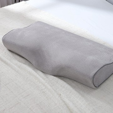 DON HOME 3D防鼾透氣蝶型枕  34 x 60cm  灰色  1個