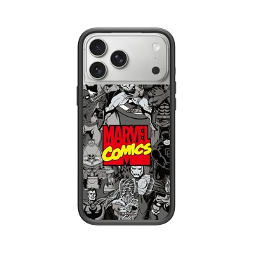 iPhone 17 Pro Max Mod NX -邊框背蓋組合 (相機按鈕) 黑 - 迪士尼-漫威 Marvel - 漫威英雄-漫畫標誌