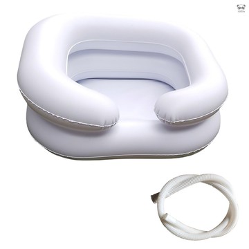 白色 充氣洗頭盆 家庭護理病人老人便攜洗頭盆（不含充氣工具）