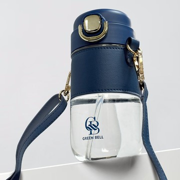 綠貝Tritan輕奢太空壺550ml-靛藍色