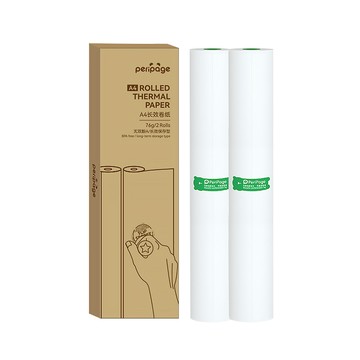 PeriPage A4感熱打印紙 紙捲 速乾型 多年留影 錯題打印(感熱紙/錯題紙/標籤紙/熱感應紙/A4紙)