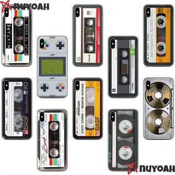 卡通錄像帶 彩繪防摔手機殼 索尼Xperia 1VIII 10VII 1VII 5 VI V IV III II XZ3