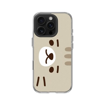 iPhone 16 Pro Clear Case（相機按鈕） 透明 - 柴語錄 Shiba Says - 太子大臉(橫)
