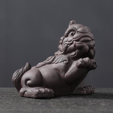 宇軒 紫砂茶寵貔貅擺件金蟾讓手工可養茶玩茶道茶盤配件茶藝個性