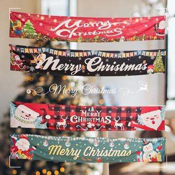 聖誕節裝飾用品店鋪商場櫥窗門店節日氛圍場景布置牆面背景牆裝扮 99購物節