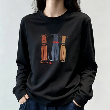 免運 【舒適親膚】韓版 寬鬆大學t長袖 oversize 長t shirt 薄長袖 t恤女 美式大t 棉t 2235