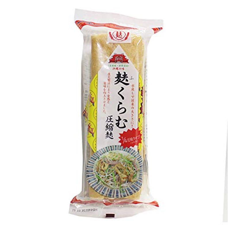 沖縄の味 麩くらむ圧縮麩 3枚入り×8袋 かりゆし製麩 4圧縮タイプ 4圧縮タイプ 水戻しで従来の大きさに