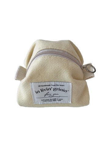 羊毛馬卡龍小包 S_Butter