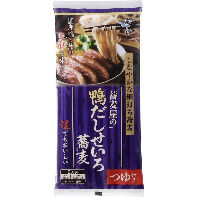 はくばく 鴨だしせいろ蕎麦 250g×5袋