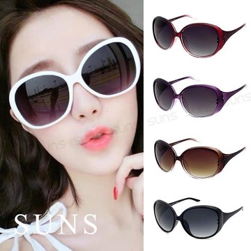 【SUNS】淑女款素面百搭墨鏡/太陽眼鏡 抗UV(46580)