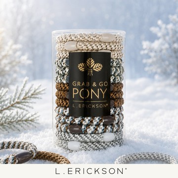 快速出貨⚡感謝有你💝【L. ERICKSON 官方旗艦】粗版 彈力髮圈桶 15入 〈樺木暖白〉