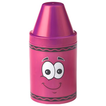 Crayola 繪兒樂 放大蠟筆造型收納筒 小(20.5 x 10cm)  桃紅色  1個