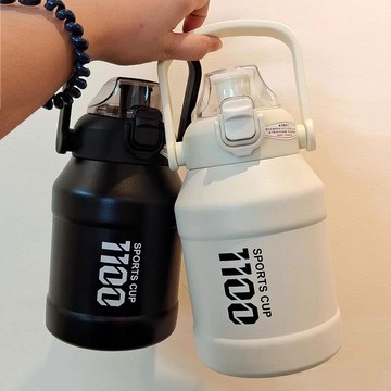 熱銷大容量噸桶316不銹鋼水杯保溫杯保冷戶外吸管便攜運動水壺健身