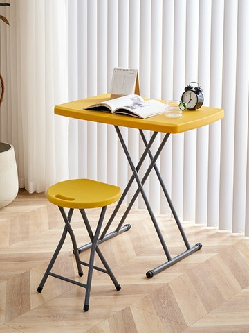 {可打統編 保固一年}折疊桌子床邊上單人便攜式書桌升降桌移動兒童電腦塑料學習小桌子