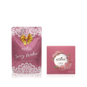 【浪漫｜水潤香氛組】金箔桃花人緣膏(白麝香)260ml+Sexy Water愛液膠囊(10入)
