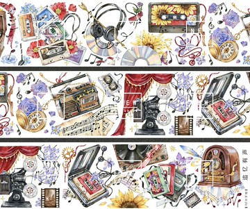 追憶有聲 昭和小物蒐集 PET 紙膠帶 晶透 台灣製 10米卷