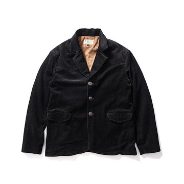 Western Corduroy Jacket - 黑色 Black