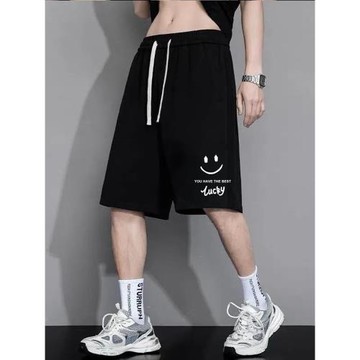 夏季短褲男加肥加大碼男士寬松潮流五分褲薄款休閑運動男學生中褲