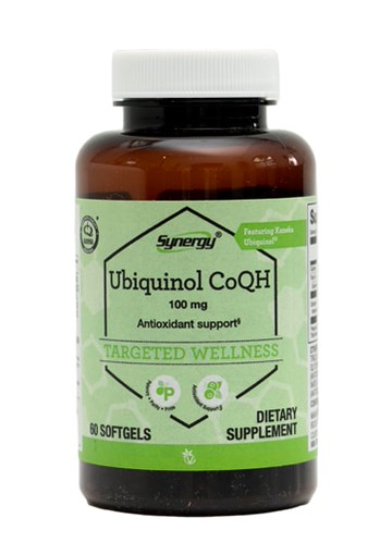 Vitacost Synergy Ubiquinol CoQH Featuring Kaneka Ubiquinol 100 mg - 60 Softgels
