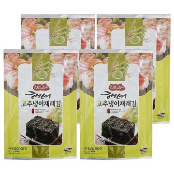 天曉海女 芥末風味海苔  100g  1個