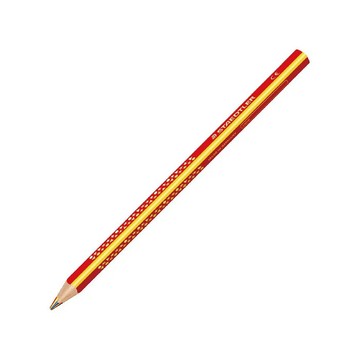 STAEDTLER 德國 快樂學園JUMBO三色彩紅鉛筆 MS1274(10支)