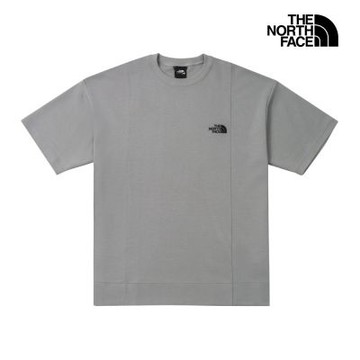 【The North Face 官方旗艦】北面UE男款灰色寬鬆舒適短袖T恤｜8FC3H5F