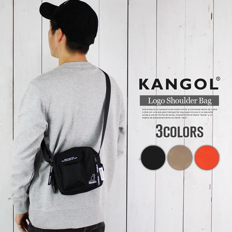 KANGOL ショルダーバッグ サコッシュ 小さめ 斜めがけ カンゴール ロゴ