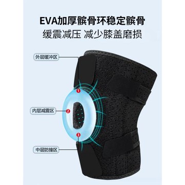 護膝半月板損傷男女運動髕骨帶跑步登山夏季薄款跑步專用膝蓋護具