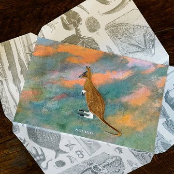 Novigo 已滅絕動物熨燙刺繡 / 圖拉克袋鼠