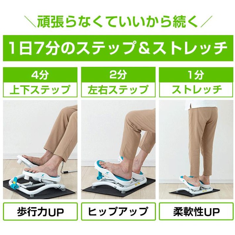 ステッパー モーションナビ 足踏み 健康器具 ダイエット 1年保証 足