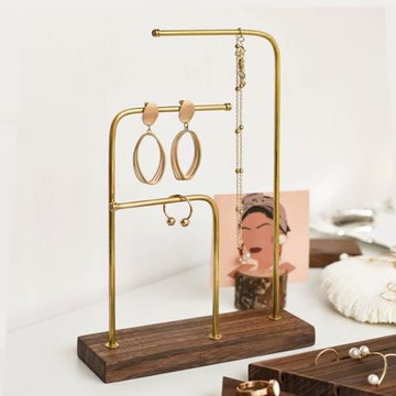 首飾展示架項鏈架 耳環飾品擺攤立式桌面收納陳列架 攝影拍照道具