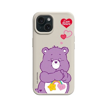 iPhone 15 SolidX 貝殼灰 - Care Bears - Best Friend Bear
