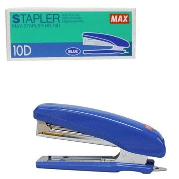 美克司 MAX HD-10D 釘書機 10號訂書機/一台入(定200) 雙排針 適用10號釘書針 日本製