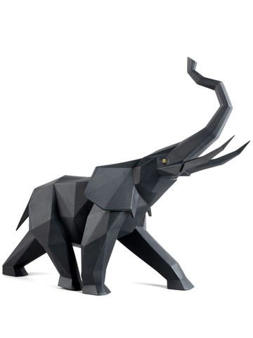 Lladró - elephant sculpture - unisex - Porcelain - One Size - Black