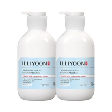ILLIYOON Ceramide Ato Lotion Double Pack (600ml+600ml)