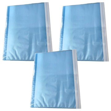 Seeder 新德牌 40入柔彩資料夾 藍色 A4文件收納  3本