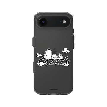 iPhone Air Clear (相機按鈕) 酷墨灰 - 史努比 Snoopy - 雲朵上睡覺