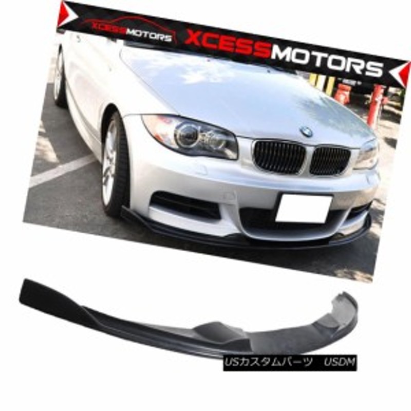 フィット07-11 BMW E82 135iブラックポリウレタンフロントバンパー