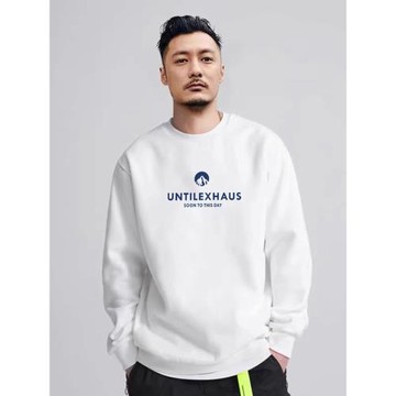 無帽衛衣男加絨潮牌男士長袖上衣秋冬季男款內搭港風圓領男裝外套