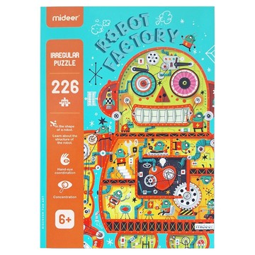 mideer 機器人工廠藝術拼圖  226片  1盒