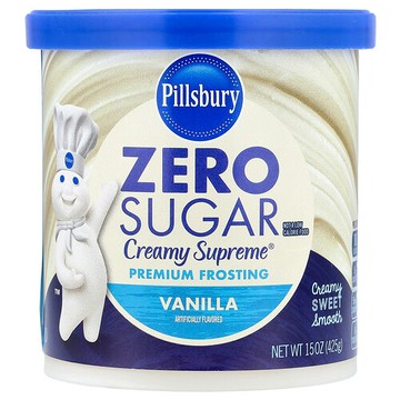Pillsbury, 無糖，優質糖霜，香草味，15 盎司（425 克）